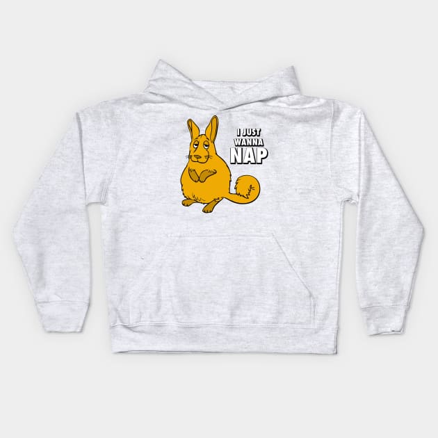 I Just Wanna Nap Kids Hoodie by lilmousepunk